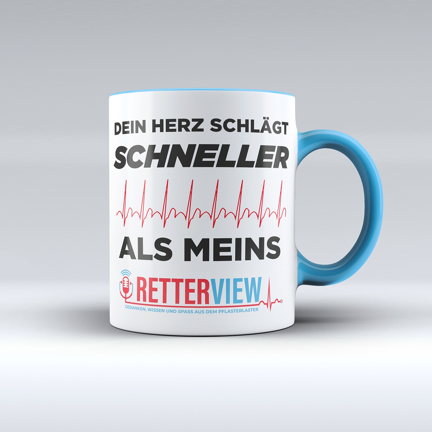 Retterview Tasse - Dein Herz schlägt schneller