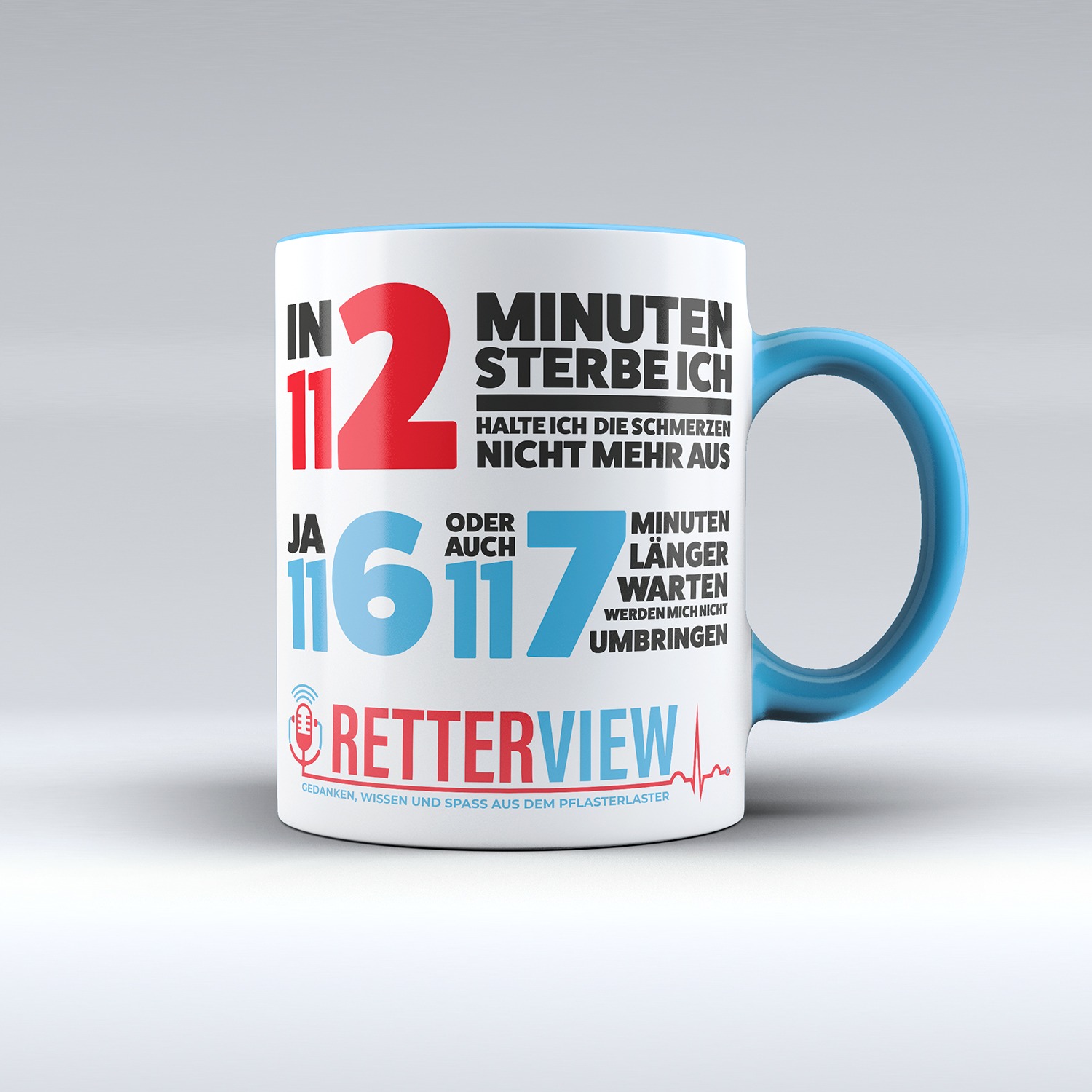 Retterview Tasse - Notruf 112 / 116117
