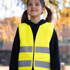 ADB Kinder Warnweste - Hörgeschädigt / Gehörlos (Rückenlogo mit Schriftzug)